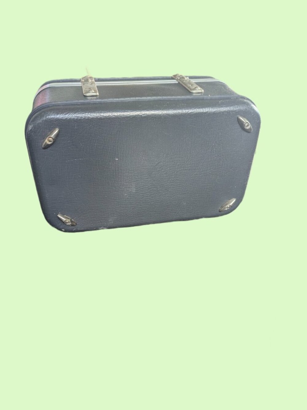 Vintage Sky-Rocket Locking Hard shell Train Case - Cosmetic Case w key & Mirror - Picture 9 of 14